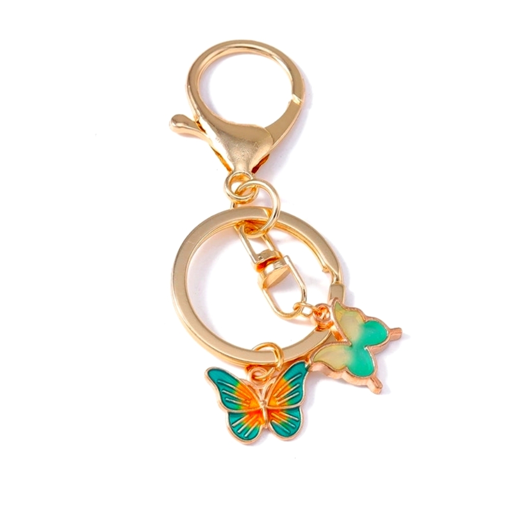 Sweet Butterfly Alloy Keychain Bag Charm